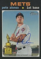 2020 Topps Heritage Real One Autograph #PA Pete Alonso Baseball Card