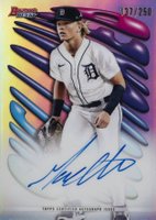 2023 Bowman's Best Shellacked Autographs #SHAMC Max Clark Baseball Card