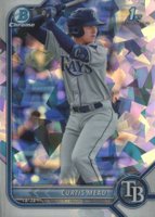 2022 Bowman Chrome Prospects #BCP10 Curtis Mead Atomic Refractor Baseball Card