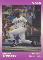 1991 Star Thomas #9 Frank Thomas Game Highs Baseball Card