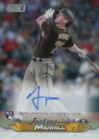 2024 Topps Stadium Club Base Autographs #SCBAJME Jackson Merrill Baseball Card