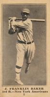 1916 Standard Biscuit #8 Frank Baker Baseball Card