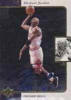 2013 SP Authentic Buyback Autograph #23 Michael Jordan 1995 SP Authentic Basketball Card
