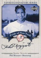 2003 Upper Deck Yankees Signature Series Pride of NY Autograph #PN-PR Phil Rizzuto Baseball Card