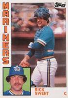 1984 Topps #211 Rick Sweet Baseball Card