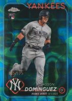 2024 Topps Chrome Update #USC70 Jasson Dominguez Blue/Green Lava Lamp Baseball Card