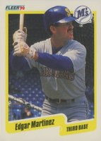 1990 Fleer Canadian #520 Edgar Martinez Baseball Card