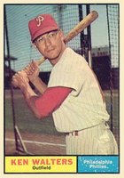 1961 Topps #394 Ken Walters Baseball Card