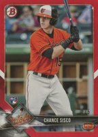 2018 Bowman #12 Chance Sisco Red Baseball Card