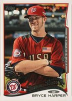 2014 Topps #100 Bryce Harper Future Stars Baseball Card