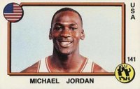 1988 Panini Supersport Italian #141 Michael Jordan Basketball Card