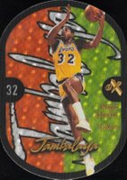 2006 Fleer E-X Jambalaya #J-JO Magic Johnson Basketball Card