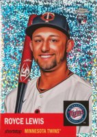 2022 Topps Chrome Platinum Anniversary #20 Royce Lewis Speckle Refractor Baseball Card
