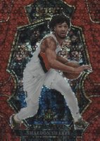 2022 Panini Select #189 Shaedon Sharpe Red Disco Basketball Card