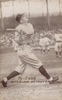 1926 Exhibit Postcard backs (1926-1929) # Ty Cobb Detroit Baseball Card