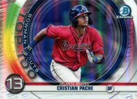 2020 Bowman Chrome Scouts' Top 100 #BTP13 Cristian Pache Baseball Card