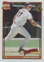 1991 Topps Desert Shield #358 Mark Parent Baseball Card