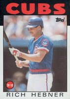 1986 Topps #19 Rich Hebner Baseball Card