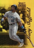 1996 Select Certified #3 Gary Sheffield Mirror Gold Baseball Card