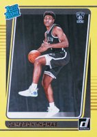 2021 Panini Donruss #203 Cameron Thomas Yellow Flood Basketball Card