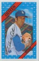 1972 Kellogg's #34c Claude Osteen Cor-1971 ERA 3.51 Baseball Card