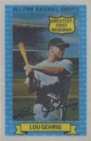 1970 Rold Gold Pretzels #13 Lou Gehrig Baseball Greats Baseball Card