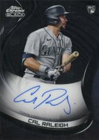2022 Topps Chrome Black Autographs #CR Cal Raleigh Baseball Card