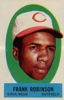 1963 Topps Peel-Offs # Frank Robinson Instruction Back Baseball Card