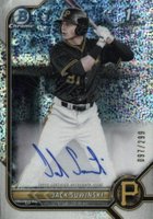 2022 Bowman Chrome Prospect Autographs #CPAJS Jack Suwinski Speckle Refractor Baseball Card
