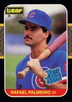 1987 Leaf #43 Rafael Palmeiro Baseball Card