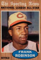 1962 Topps #396 Frank Robinson All-Star Baseball Card