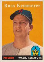 1958 Topps #137 Russ Kemmerer Baseball Card