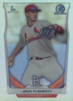 2014 Bowman Draft Picks #CDP30 Jack Flaherty Chrome-Refractor Baseball Card