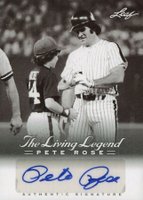 2012 Leaf Pete Rose Living Legend Autographs #AU37 Pete Rose Baseball Card