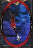 1996 SPx Holoview Heroes #H1 Michael Jordan Basketball Card