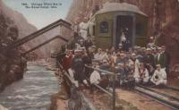 1900 Postcards & Trade #7421 1910 White Sox in The Royal Gorge. Colo. Baseball Card