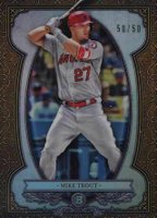 2019 Bowman Sterling Continuity #BS-20 Mike Trout Gold Baseball Card