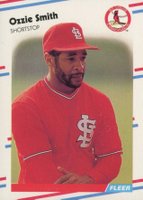 1988 Fleer Glossy #47 Ozzie Smith Baseball Card