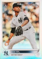 2022 Topps Chrome #202 Luis Gil Refractor Baseball Card