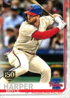 2019 Topps #400 Bryce Harper Batting-150th Anniversary Baseball Card