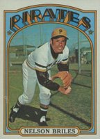 1972 Topps #605 Nelson Briles Baseball Card