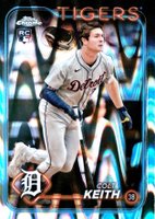 2024 Topps Chrome Update #USC8 Colt Keith Raywave Refractor Baseball Card