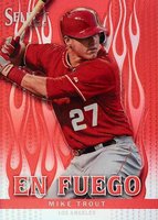 2013 Panini Select EN Fuego #EF2 Mike Trout Prizm Baseball Card