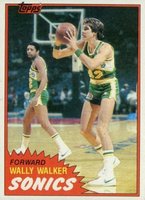 1981 Topps #100 Wally Walker West Basketball Card