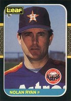 1987 Leaf #257 Nolan Ryan Baseball Card
