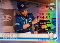 2019 Topps Complete Set #410 Fernando Tatis Jr. Chrome Baseball Card