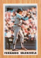 1987 Topps Mini League Leaders #16 Fernando Valenzuela Baseball Card