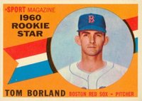 1960 Topps #117 Tom Borland Rookie Star Baseball Card