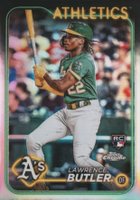 2024 Topps Chrome #5 Lawrence Butler Refractor Baseball Card