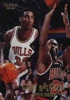 1996 Fleer Game Breakers #1 Michael Jordan/Scottie Pippen Basketball Card